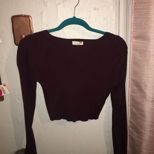 Cropped sweater